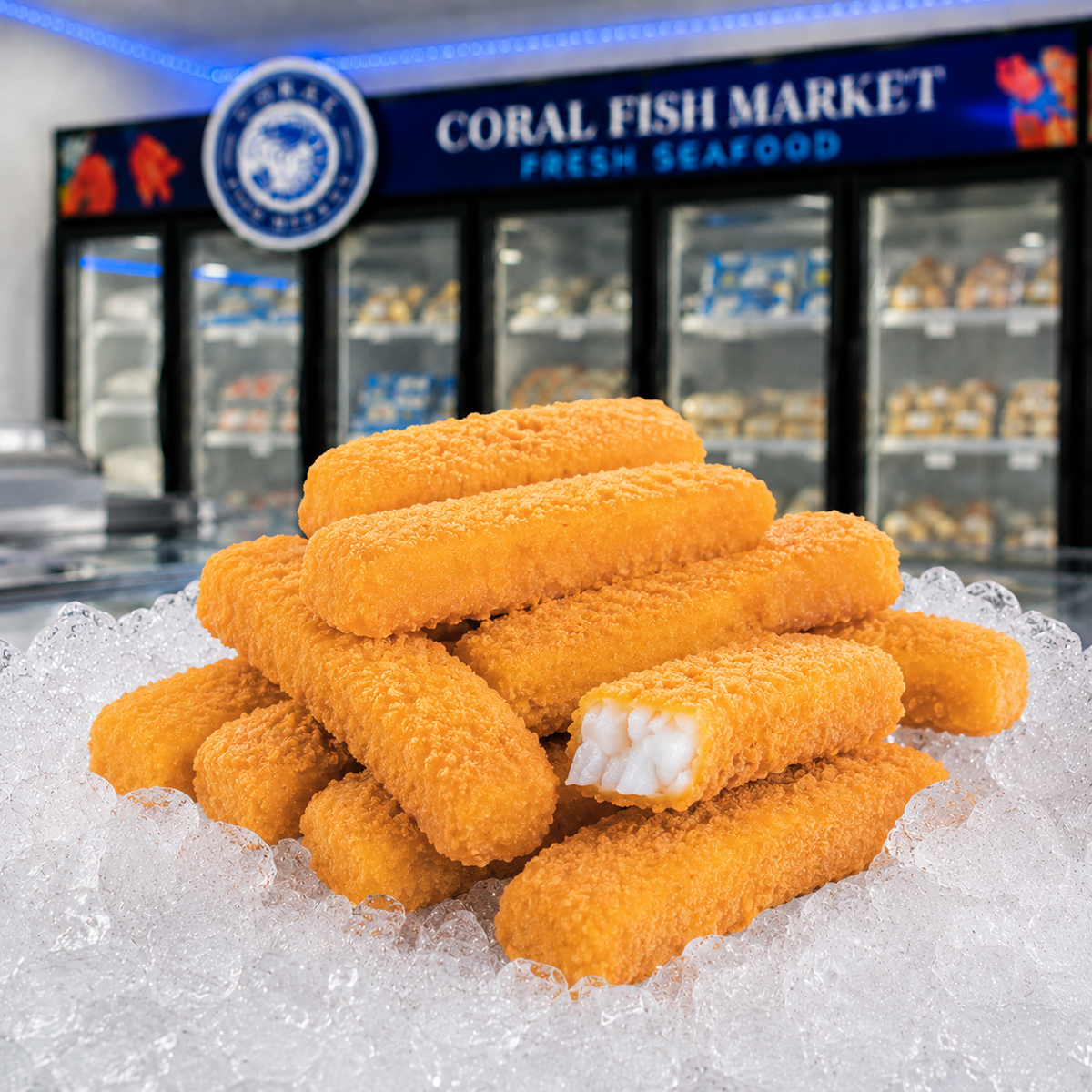 Palitos de pescado empanizados