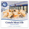 Carne de caracol rosado 5 lb