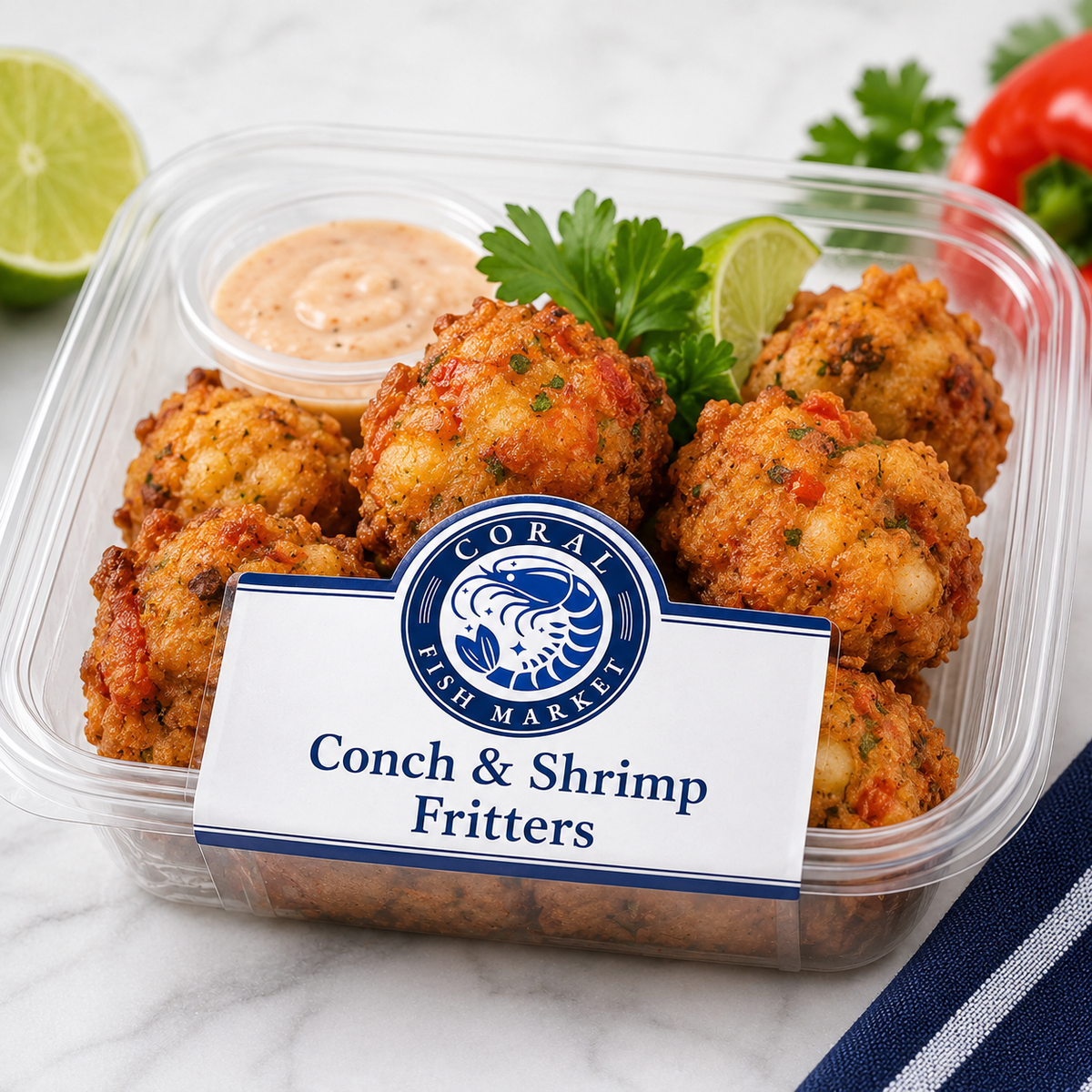 Conch & Shrimp Fritters